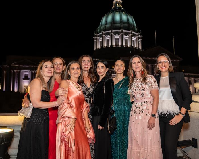 Guests on the terrace overlooking City Hall